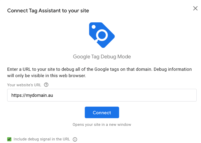 Google tag assistant to test if the google analytics 4 tag is working or not